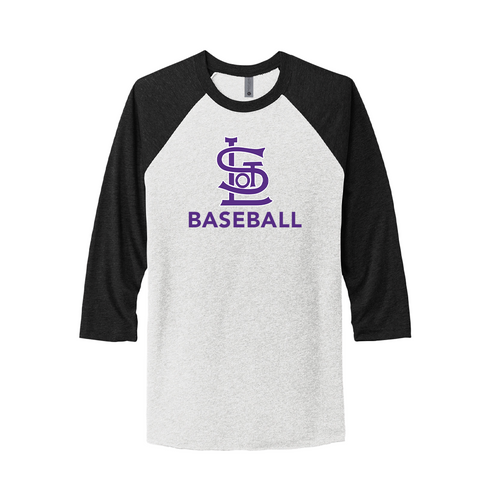Sandlot Logo Unisex Tri-Blend 3/4-Sleeve Raglan Tee