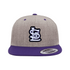 YP Classics Sandlot Logo Premium Flat Bill Snapback Cap - Heather Gray