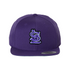 YP Classics Sandlot Logo Premium Flat Bill Snapback Cap - Purple