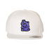 YP Classics Sandlot Logo Premium Flat Bill Snapback Cap - White