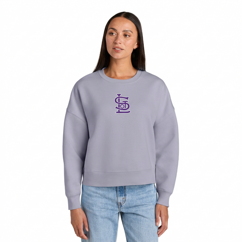 Official Sandlot Logo Women's Stella Alma Crewneck Sweatshirt